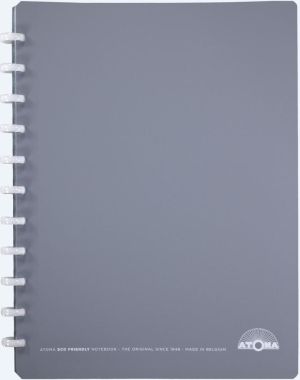 Atoma Eco schrift, ft A4 +, 120 bladzijden, commercieel geruit, met 6 tabbladen en 5 showtassen, assorti