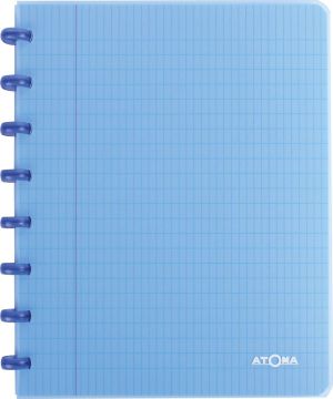 Atoma Trendy cahier, ft A5, 144 pages, PP, commercieel quadrill&eacute;, couleurs assorties