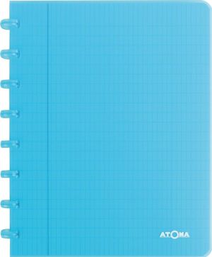 Atoma Trendy cahier, ft A5, 144 pages, PP, commercieel quadrill&eacute;, couleurs assorties