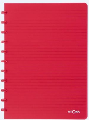 Atoma Seyes cahier, ft A4, PP, 144 pages, lign&eacute;, couleurs assorties
