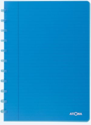 Atoma Seyes cahier, ft A4, PP, 144 pages, lign&eacute;, couleurs assorties