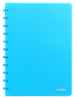 Atoma prot&egrave;ge-documents, ft A4, PP transparant, 20 tassen, couleurs assorties