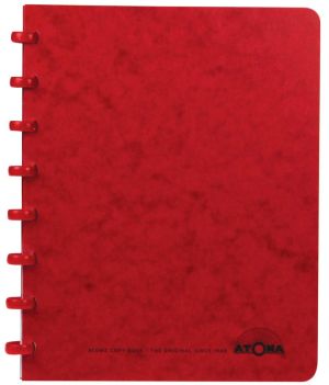Atoma Classic cahier, ft A5, 100 pages, lign&eacute;, couleurs assorties