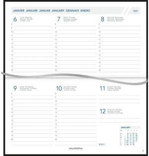 Aurora Novoplan 17 Florence, noir, 2026