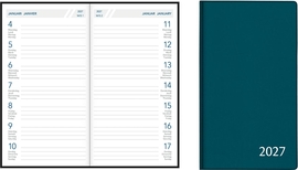 Aurora Timeplan zakagenda, geassorteerde kleuren, 2027