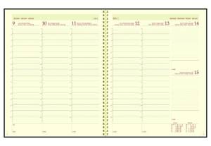 Aurora Plan-a-week 27P Alaska, couleurs assorties, 2027