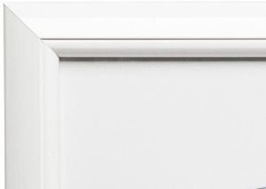 Hampton fotokader, 1.4 cm PVC profiel, wit, A3