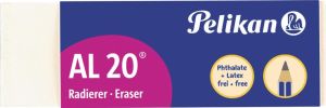 Pelikan gum AL20, wit, doos van 20 stuks
