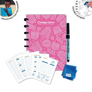 Correctbook Endless Agenda A5, uitwisbaar / herbruikbaar, Blossom Pink (roze)