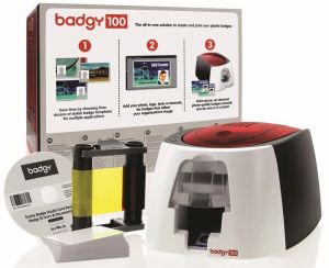 Badgy imprimante pour badges &agrave; l unit&eacute; badgy100