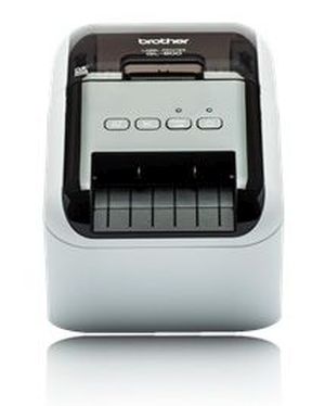 Brother QL 800 labelprinter printen in zwart en rood