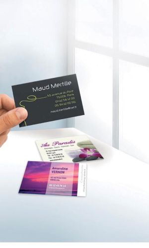 AVERY visitekaarten 185 g/m&sup2;, 10 per blad, 250 stuks