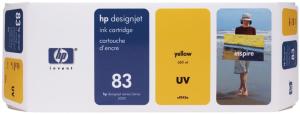 HP ink cartridge nr 83 UV geel