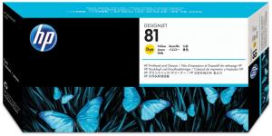 HP tête d'imprimante C4953A HP 81 jaune 