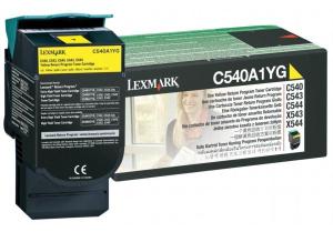 Lexmark toner 0C540A1YG, jaune, 1.500 pa