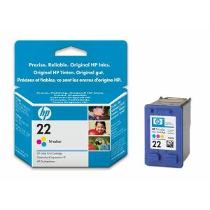 HP inktcartridge 22, 165 pagina's, OEM C9352AE, 3 kleuren