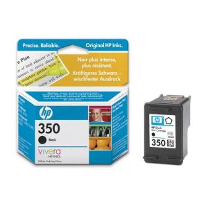 HP inktcartridge 350, 200 pagina's, OEM CB335EE, zwart