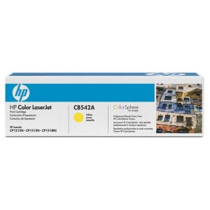 HP toner 125A, 1 400 pagina's, OEM CB542A, geel