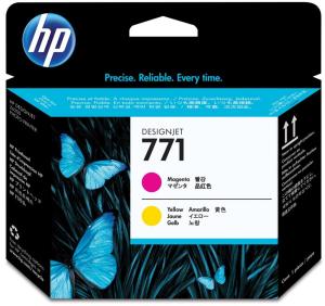 HP 771 tête d'impr CE018A magenta et jaune