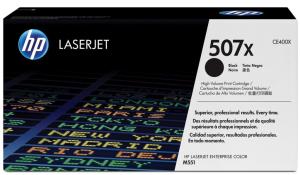 HP toner 507X CE400X zwart, 11.000 pagina's