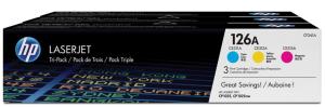 HP toner CF341A 126A c/m/g, 3 x 1000 pag