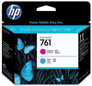 HP tête d'imprimante CH646A magenta et cyan