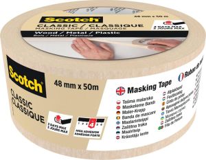 Scotch classic afplaktape, ft 48 mm x 50 m