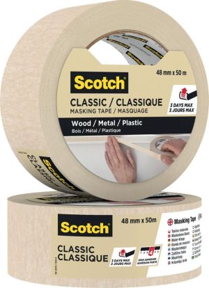 Scotch classic afplaktape, ft 48 mm x 50 m