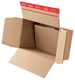 Colompac verzenddoos CP141, ft 44,5 x 31,5 x 18 -30 cm, bruin