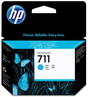 HP inktcartridge CZ130A 711 cyan standar