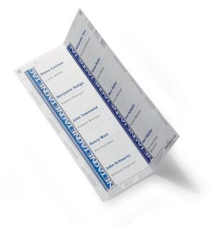 Durable Badgemaker insteekkaartjes ft 54 x 90 mm (voor badges 8004, 8012, 8101, 8111, 8117, 8604 en 86...