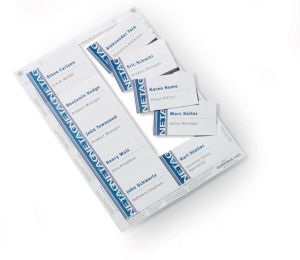 Durable Badgemaker insteekkaartjes ft 54 x 90 mm (voor badges 8004, 8012, 8101, 8111, 8117, 8604 en 86...