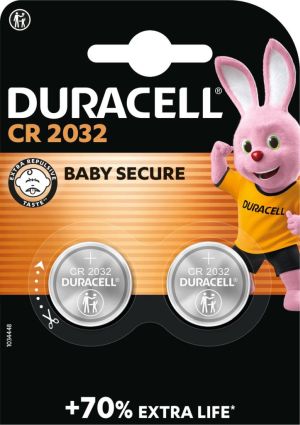 Duracell knoopcel Electronics DL/CR 2032, 3 volt, blister van 2 stuks
