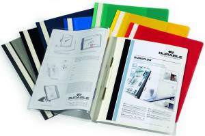 Durable personaliseerbare snelhechtmap Duraplus zwart