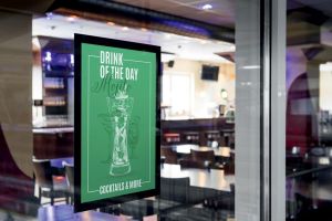 Durable Duraframe Sun A4 zwart, pak met 2 stuks