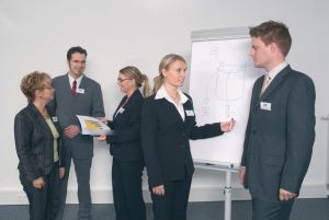 Durable badge met magneet Click Fold ft 40 x 75 mm, doos van 10 stuks