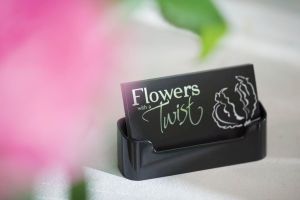 Deflecto Visitekaarthouder 1 opbergvak, zwart