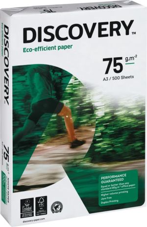 Discovery kopieerpapier ft A3, 75 g, pak van 500 vel
