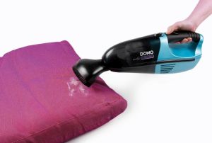 Domo kruimeldief met oplaadbare batterij, 14,4 V, blauw