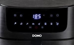 Domo heteluchtfriteuse Deli-Fryer met kijkvenster, 8 l, zwart