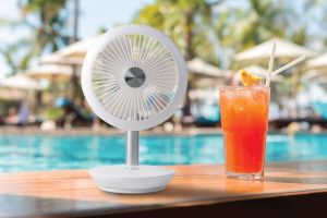 Domo ventilateur de table My Fan, rechargeable via USB