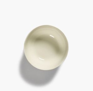 Ottolenghi, Feast Tableware, Kom Small, wit, blauwe strepen