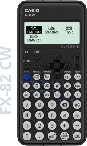 Casio wetenschappelijke rekenmachine FX82CW, Belgische versie