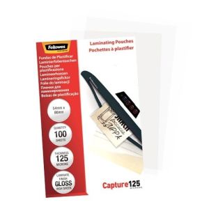 Fellowes lamineerhoezen 54x86mm 125 micron (100)