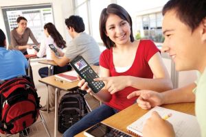 Texas grafische rekenmachine TI-84 Plus CE-T Python edition, zwart