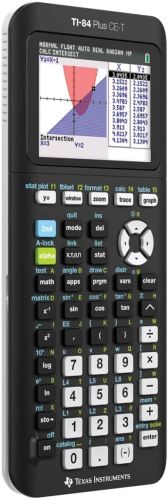 Texas grafische rekenmachine TI-84 Plus CE-T Python edition, zwart
