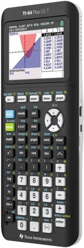 Texas grafische rekenmachine TI-84 Plus CE-T Python edition, zwart