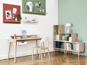 Magneetbord met legplank Marcel Harto pomeloroze