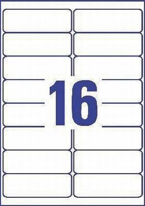 Avery J8162-10 adresetiketten ft 99,1 x 33,9 mm (b x h), 160 etiketten, wit