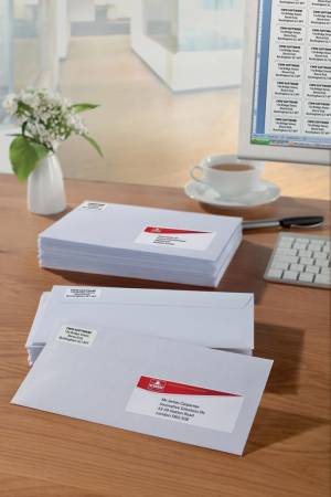 Avery J8163-10 &eacute;tiquettes adresse ft 99,1 x 38,1 mm, 140 &eacute;tiquettes blanc